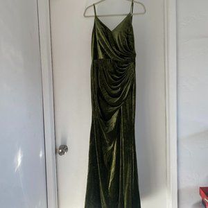 Revelry Rory Velvet Bridesmaid Dress